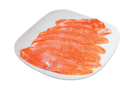 【北海道のグルメ土産×海産品】王子サーモンの沖獲り紅鮭スモークスライス 80g1080円