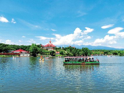 【那須×なすべん】自家製ジャージー牛乳を贅沢に使用「那須りんどう湖 LAKE VIEW時計台2階レストラン」