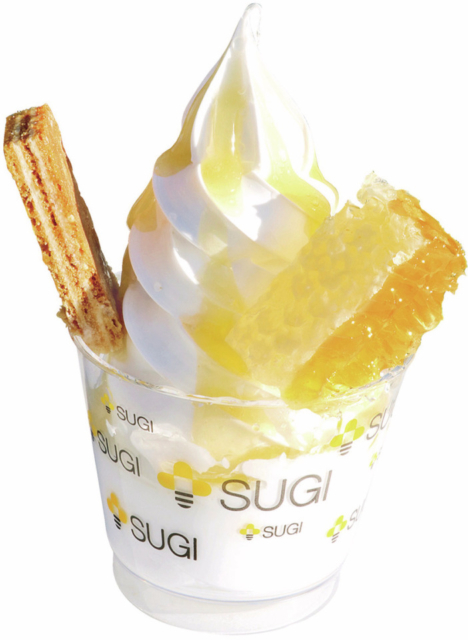 ソフトクリーム「杉養蜂園 草津温泉店」 <西の河原通り>