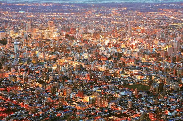 藻岩山からの夜景