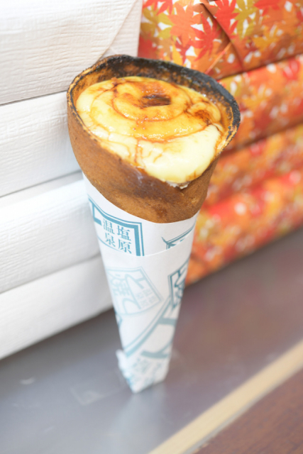 【塩原ご当地グルメ×とて焼】自慢の自家製こしあんを堪能「亀屋本舗」