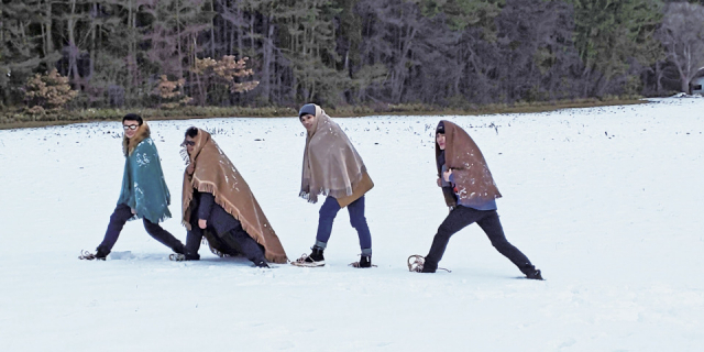 青森・津軽の 「地吹雪」を体感 「雪国地吹雪体験」
