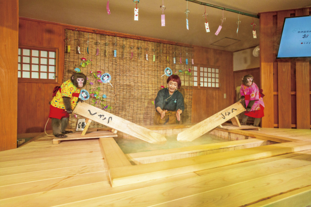 【西の河原通り】草津温泉おさるの湯もみ処~おさ湯~