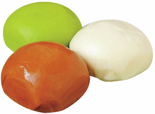 温泉まんじゅう「味の元祖長寿店」 <西の河原通り>