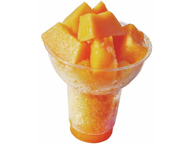 北海道メロンのかき氷