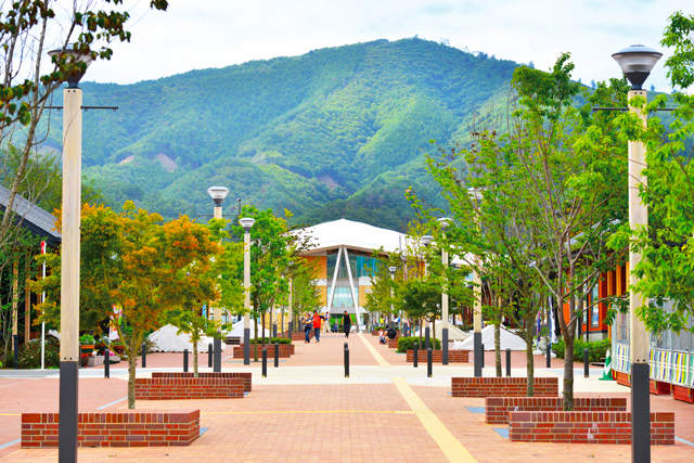 買い物やグルメスポットが集まる商店街「シーパルピア女川」