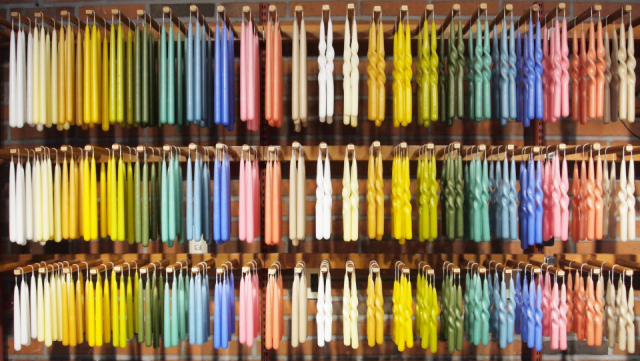 【小樽みやげ×キャンドル】オリジナルテーパーキャンドル 660円~