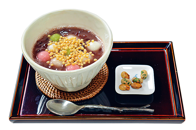 雪玉ぜんざい 650円