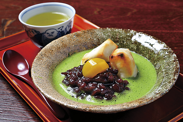 抹茶ぜんざい 1200円