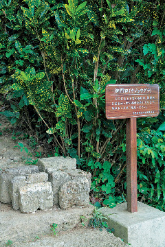 斎場御獄への入り口 「緑の館・セーファ」