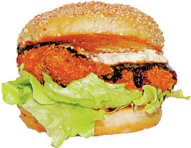 こんなバーガーも人気です!