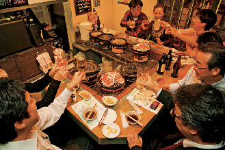 【函館の屋台村・大門横丁】函館グルメジンギスカン ラムジン