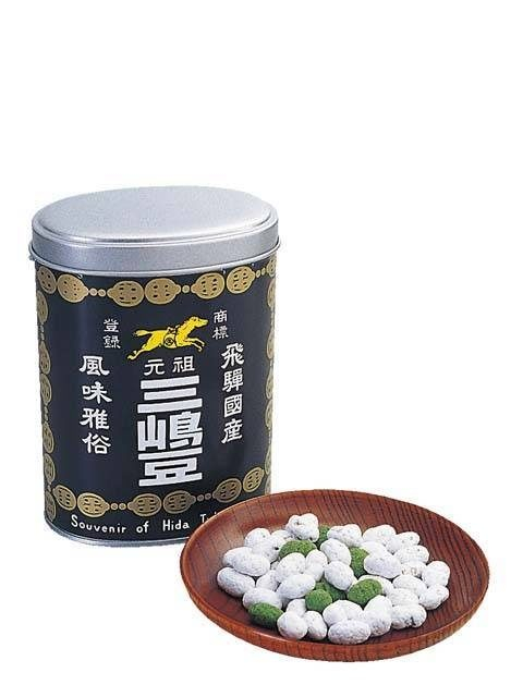 馬印 三嶋豆本舗の三嶋豆(レトロ缶)