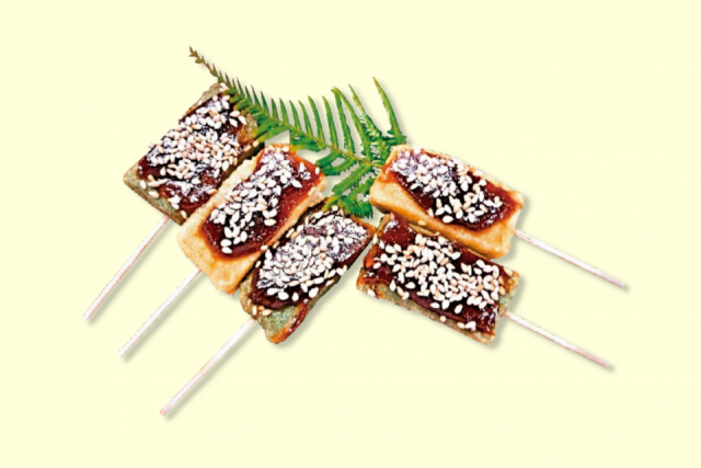 生麩専門店の自慢の田楽「麩房老舗」