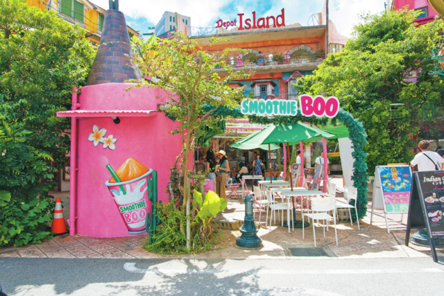 トロピカルなスムージーにサプリメントを追加して「SMOOTHIE BOO」