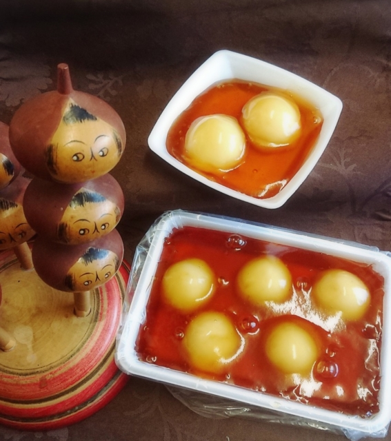 素朴な甘さの栗だんご「餅処深瀬」