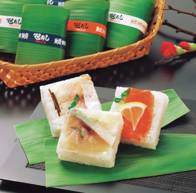 『三味笹寿し』 芝寿し 香林坊大和店