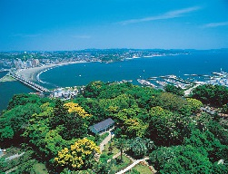 3 江の島サムエル・コッキング苑で眺望を楽しむ