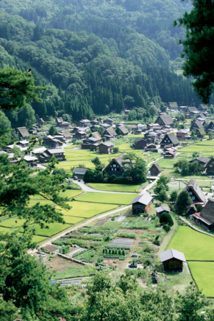 【白川郷観光モデルコース】1.展望台