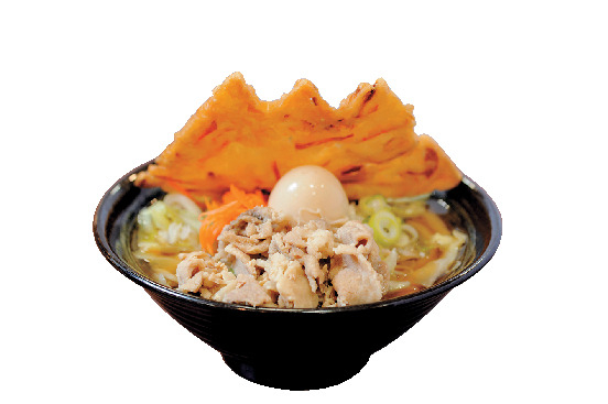 富士山型のかき揚げは甘くてサクサク「とがわ」