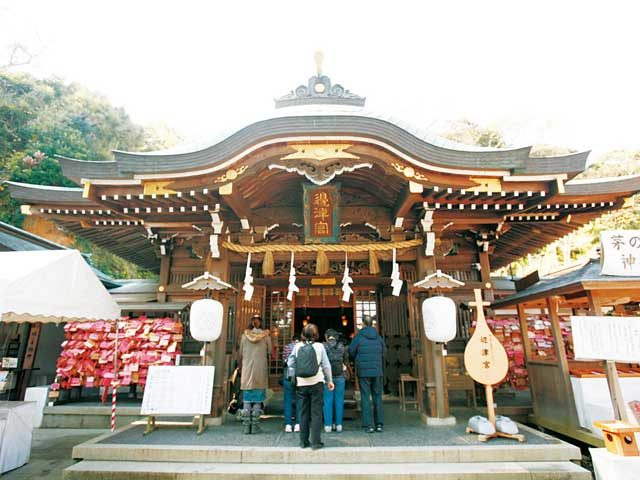 2 江島神社(辺津宮) 江島神社にお参り