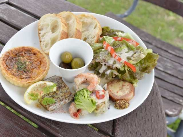 テラスでカフェタイム♪