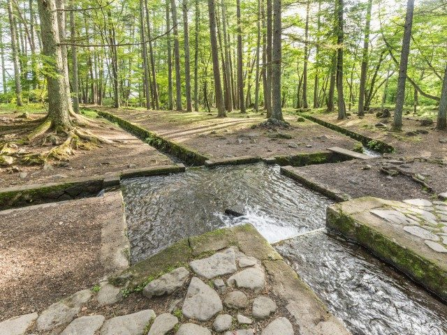 〈八ヶ岳の観光スポット〉三分一湧水