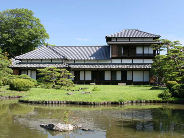 座観式庭園の眺め「真田邸」