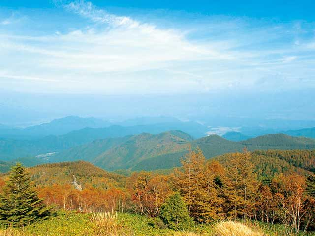 【長野×道の駅 美ヶ原高原】展望テラスからの眺め