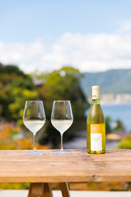 <宮島の絶景カフェ>牡蠣祝