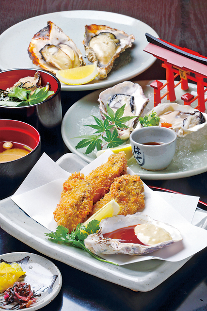 <宮島グルメ×カキ>焼がきのはやし