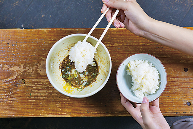 3 シメは白飯で決まり!
