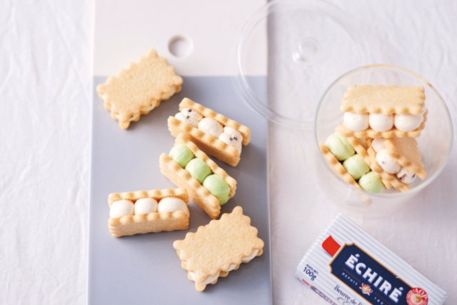 エシレ パティスリー オ ブールのサブレサンド