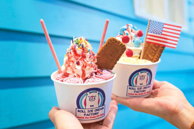 【東京×行列スイーツ】くるくるキュートなカラフルアイス「ROLL ICE CREAM FACTORY」 <アイスクリーム>
