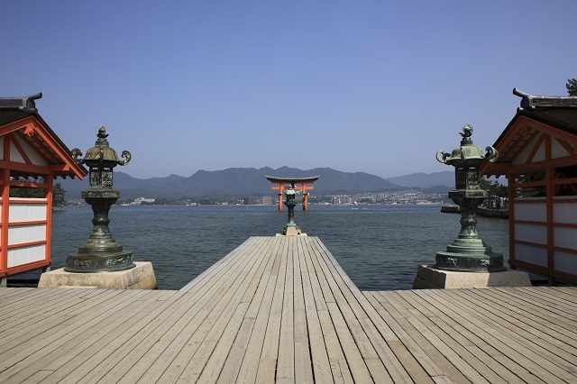 嚴島神社 参拝ルート⑥火焼前で記念撮影を!