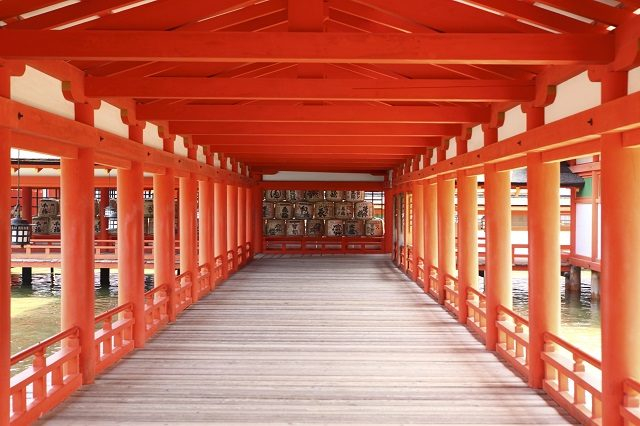 嚴島神社 参拝ルート⑩西廻廊の景観にうっとり