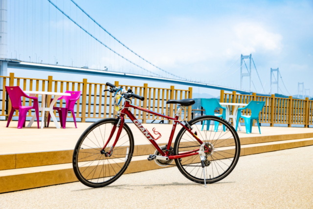 島内めぐりは車と自転車が便利!