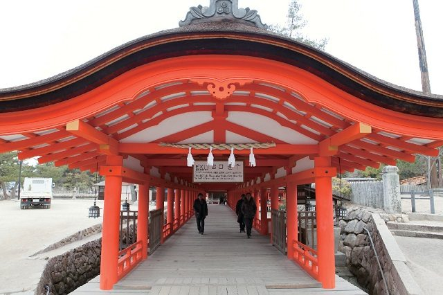 嚴島神社 参拝ルート⑫出口の美しさにも注目