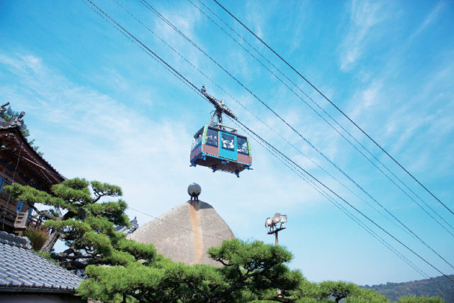 【尾道×観光】まずはロープウェイで頂上へ「千光寺山ロープウェイ」