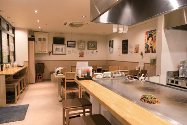 1階 鉄板焼 お好み焼き ひらた