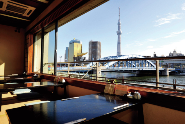絶景とともに極上うなぎをいただく「鰻 駒形 前川」