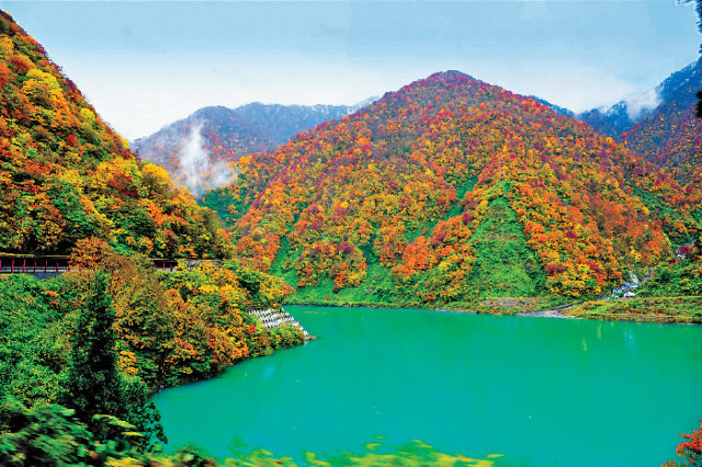 宇奈月ダム&新柳河原発電所