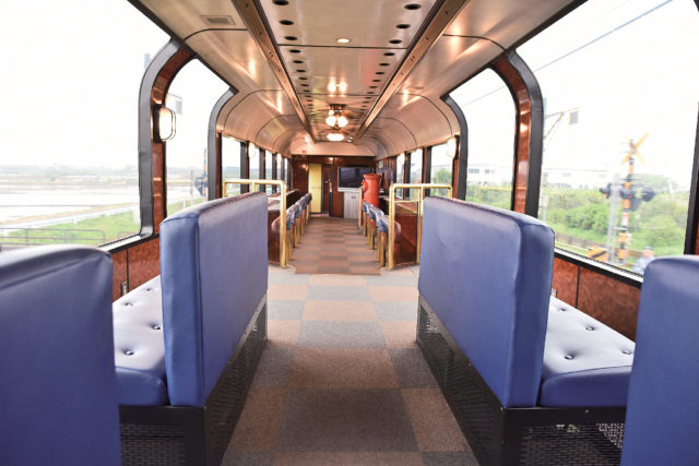 【SLばんえつ物語のお楽しみポイント】開放感たっぷりのパノラマ展望室