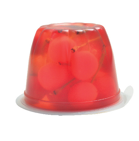 さくらんぼの実がいっぱい!ボリューム満点のゼリー