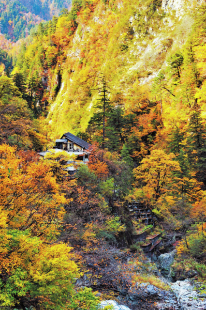 途中駅の“秘湯”「名剣温泉旅館」