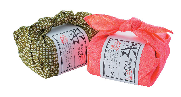 南魚沼産コシヒカリ風呂敷包み
