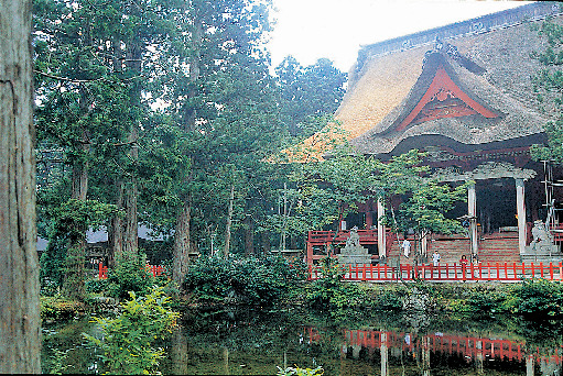 羽黒山登拝ルート「羽黒山 三神合祭殿」(山頂)
