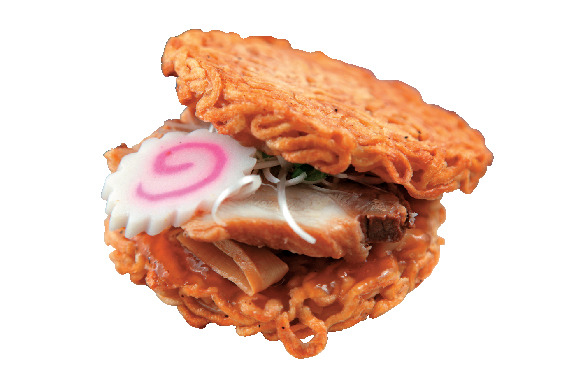 【福島×ご当地バーガー】喜多方ラーメンバーガー