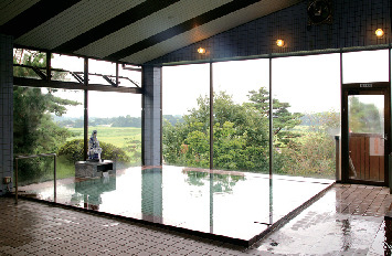 【福島×日帰り温泉】安積野の自然を望む温泉「のんびり温泉」