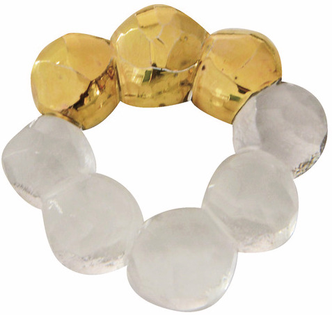 【富山みやげ×雑貨】金津沙矢香 金彩ブローチ